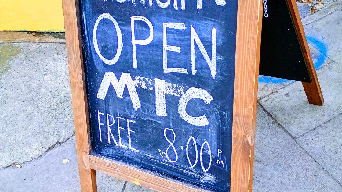 Anything and Everything open mic night