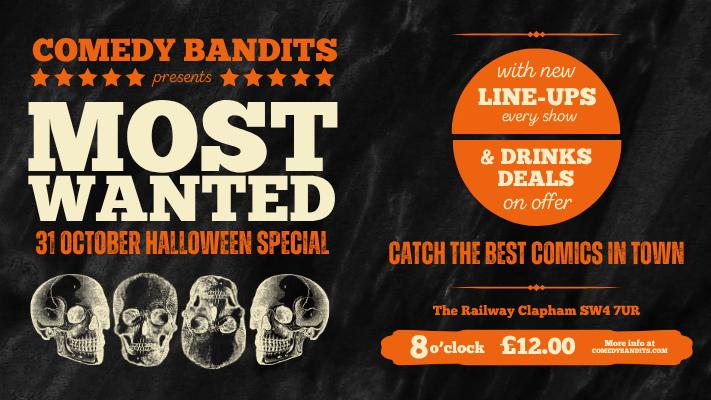 Comedy Bandits Halloween Special | Friday Comedy Show in Clapham